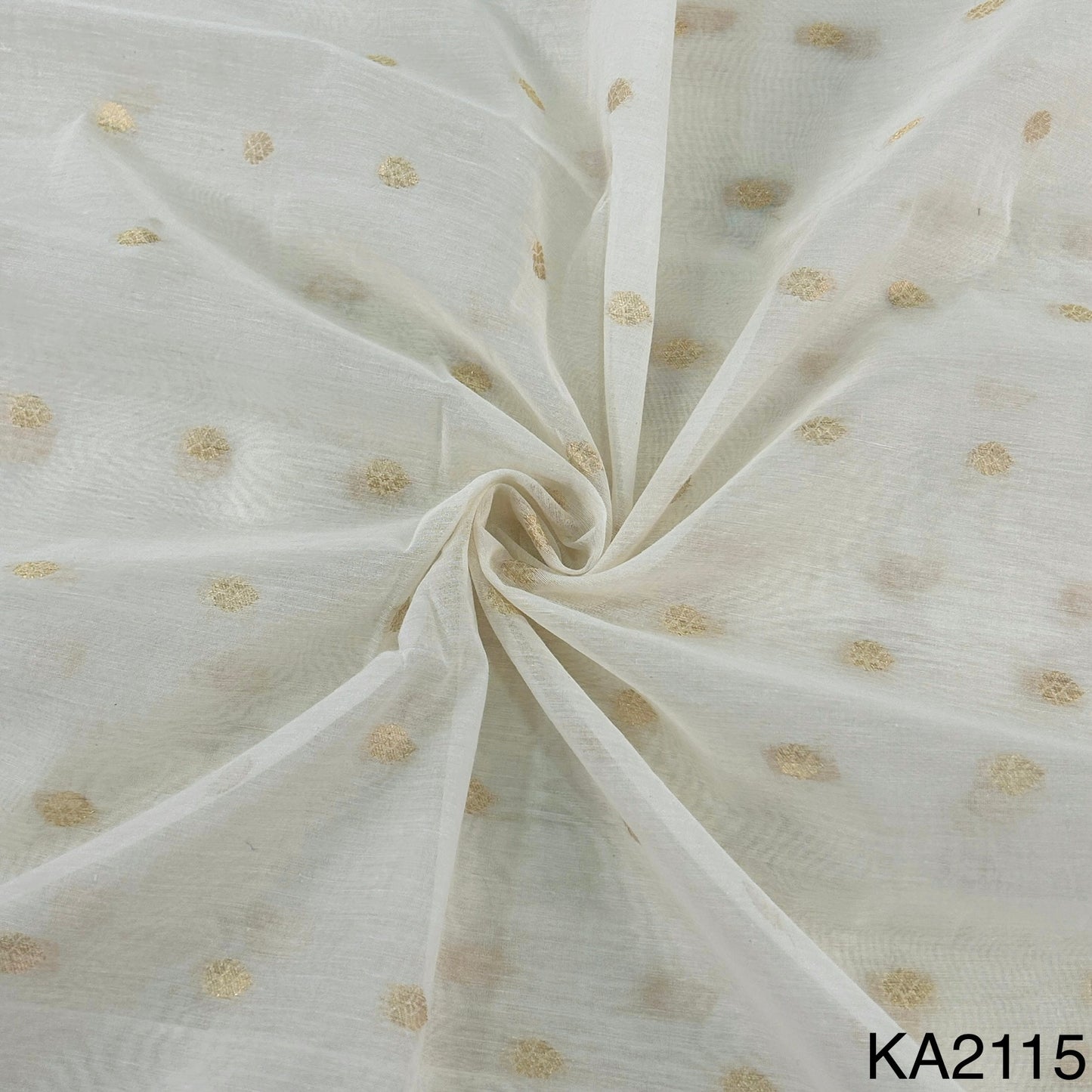 Zari Chanderi Fabric-KA2115