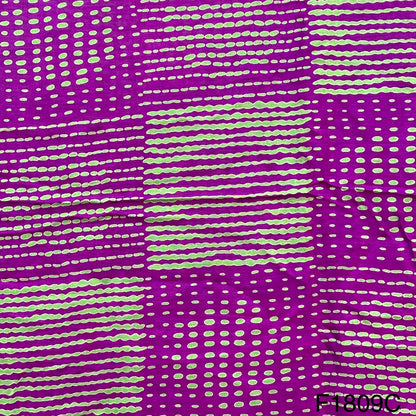 Printed Opara Silk Fabric-F1809