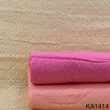 Embroidered Kota Cotton Fabric-KA1414