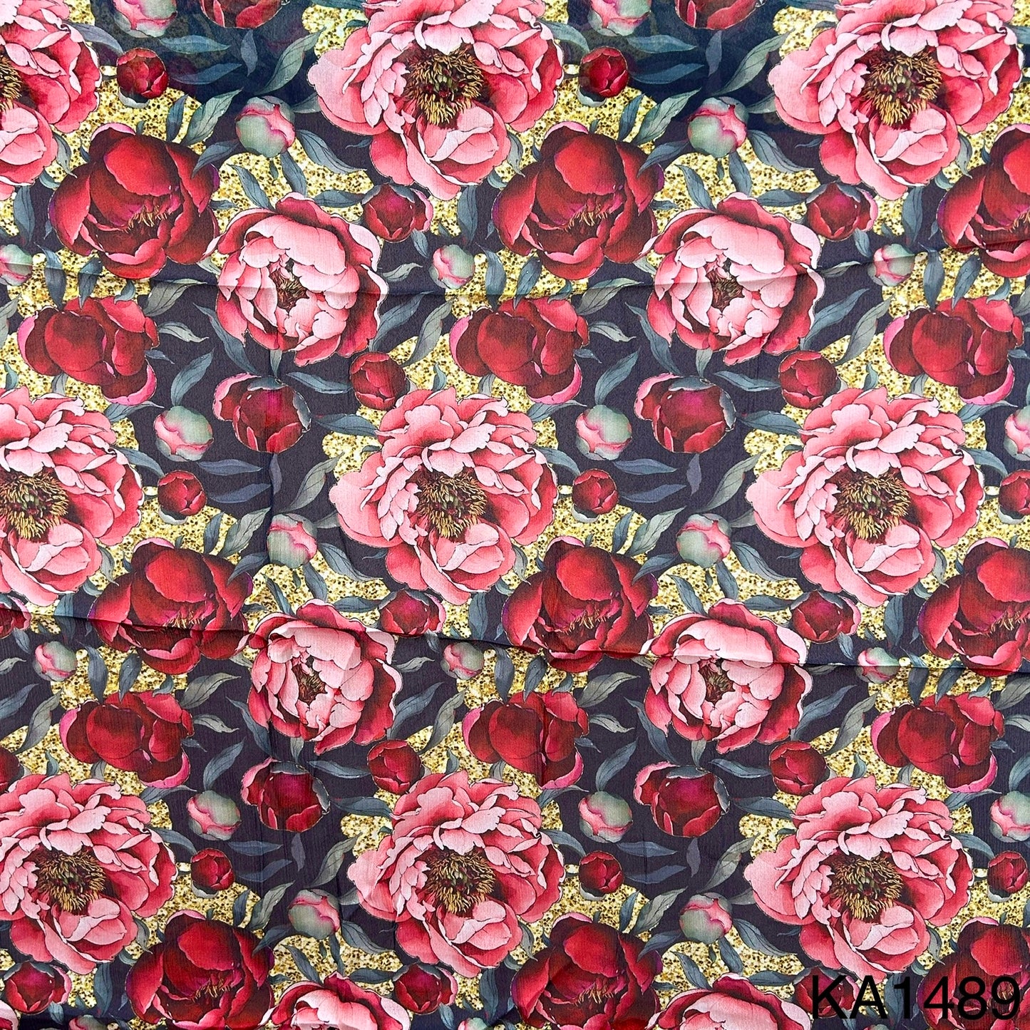 Printed Chinon fabric - KA1489