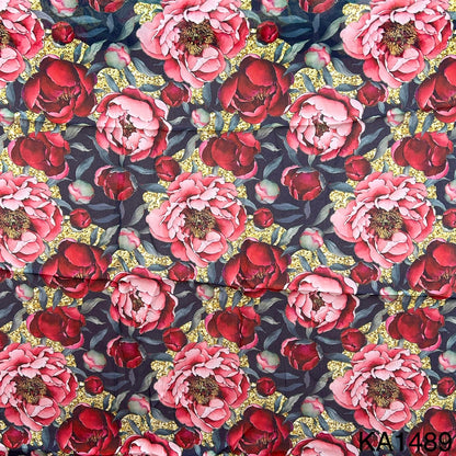 Printed Chinon fabric - KA1489