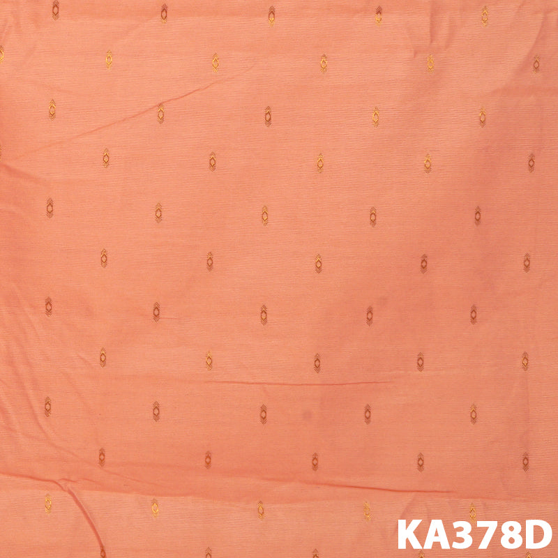 Zari Cotton Silk Fabric-KA378