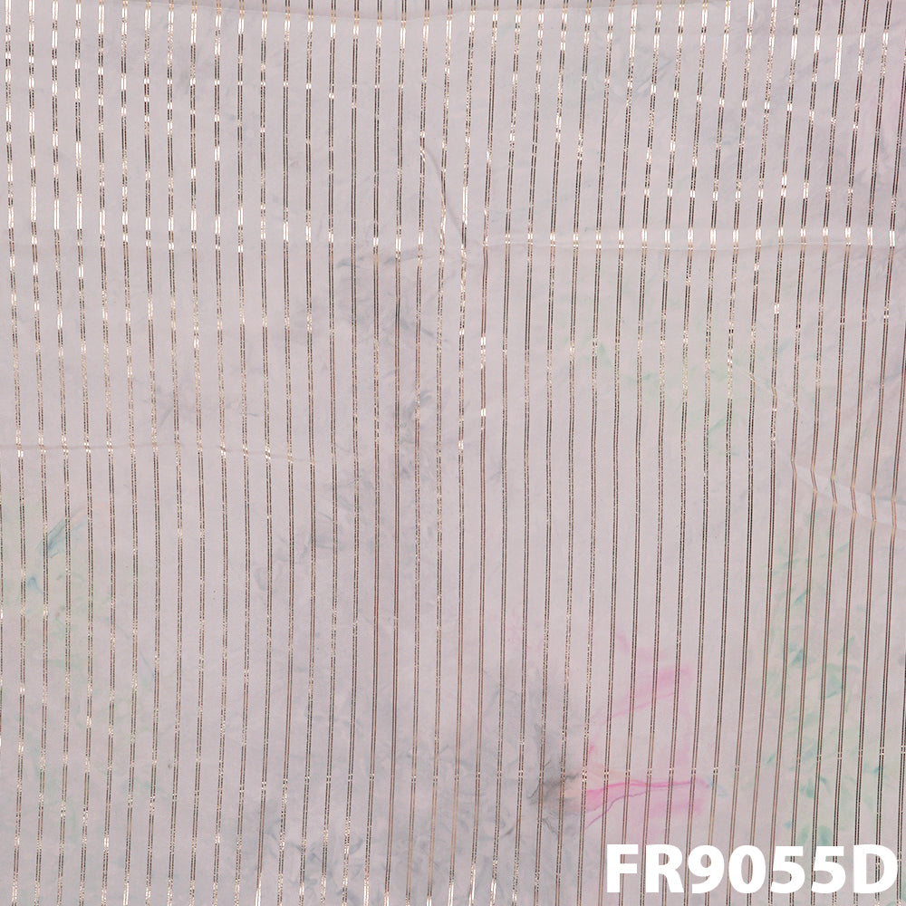 Foil Organza Fabric-Fr9055
