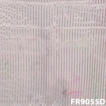 Foil Organza Fabric-Fr9055