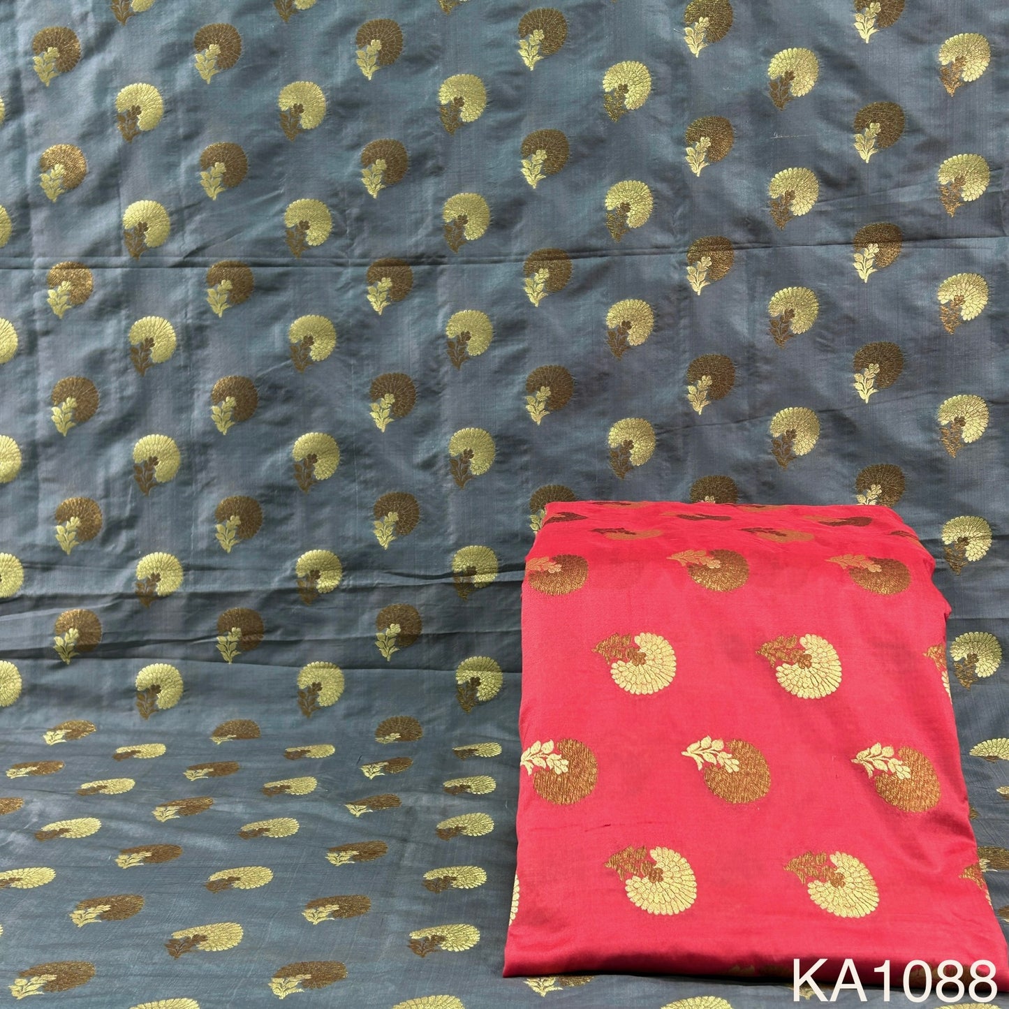 Banarasi Silk Fabric-KA1088