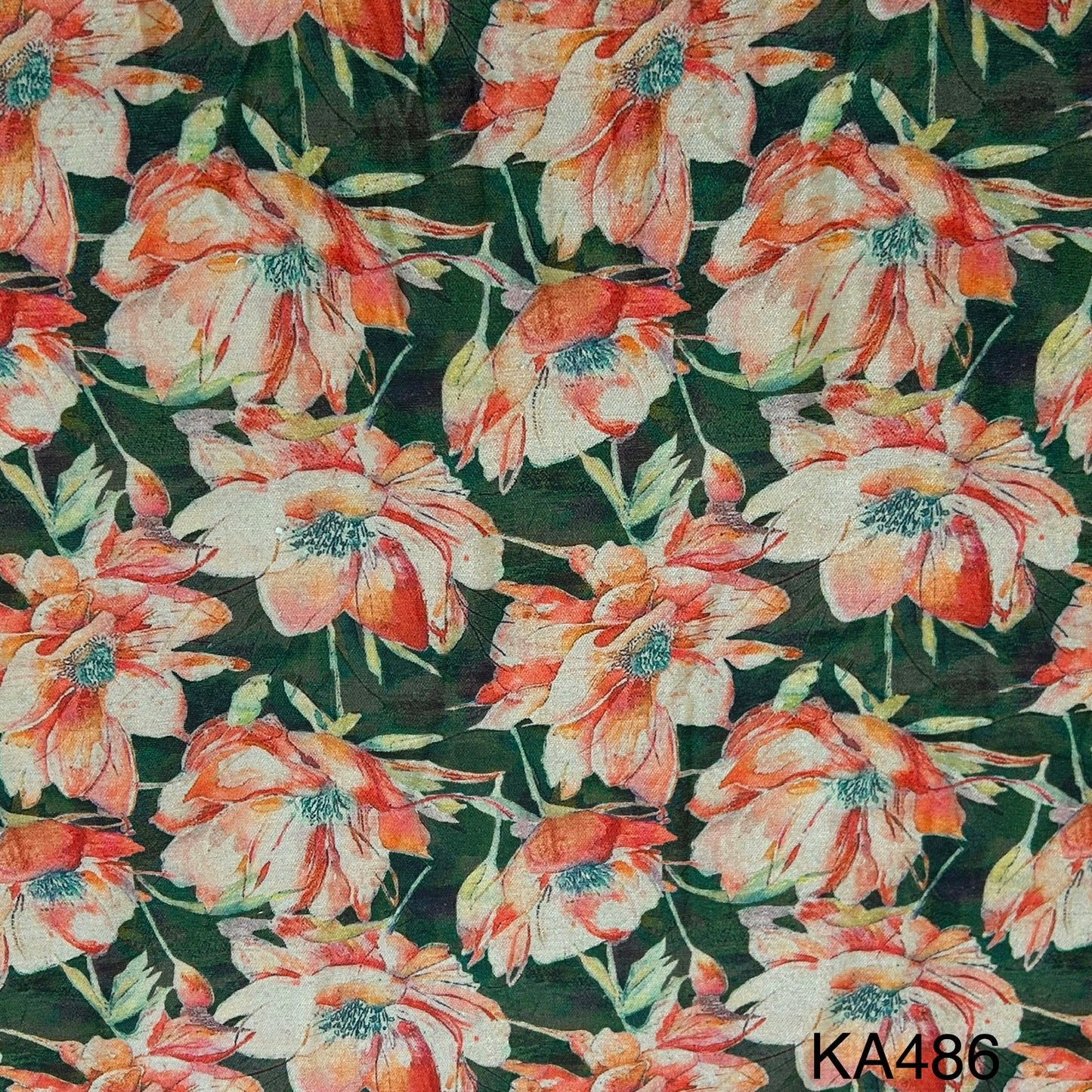 Printed Velvet Fabric-KA486