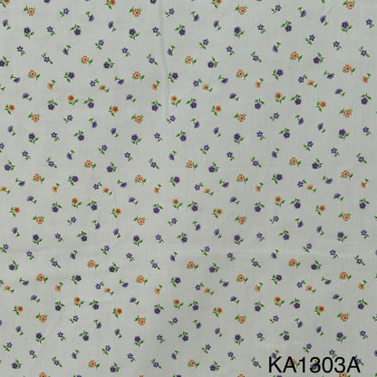 Floral Print Cotton Fabric-KA1303