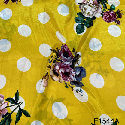 Printed Crepe Fabric F1544