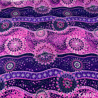 Printed viscose crepe Fabric-KA812