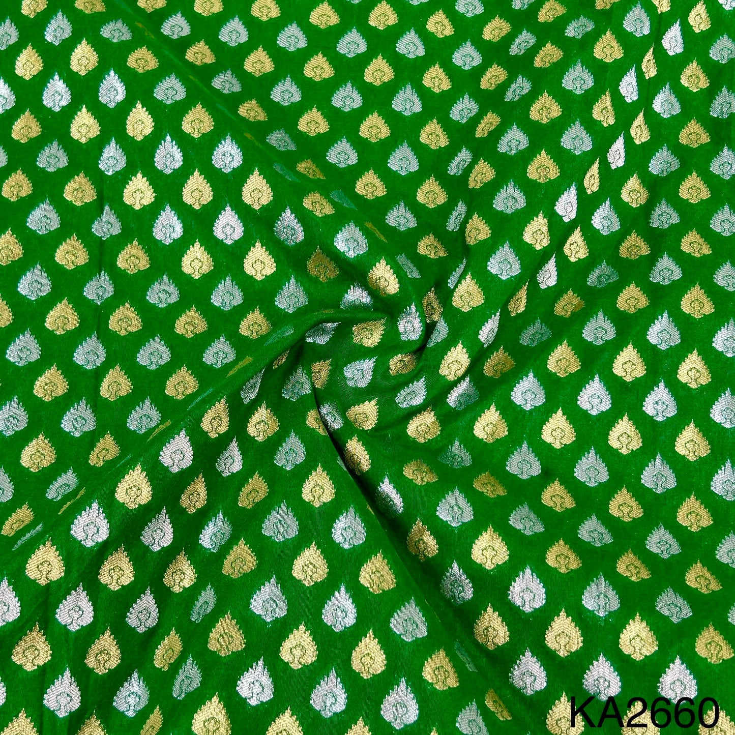Banarasi Silk Brocade fabric-KA2660