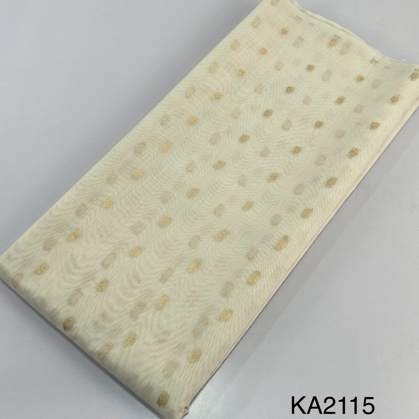 Zari Chanderi Fabric-KA2115