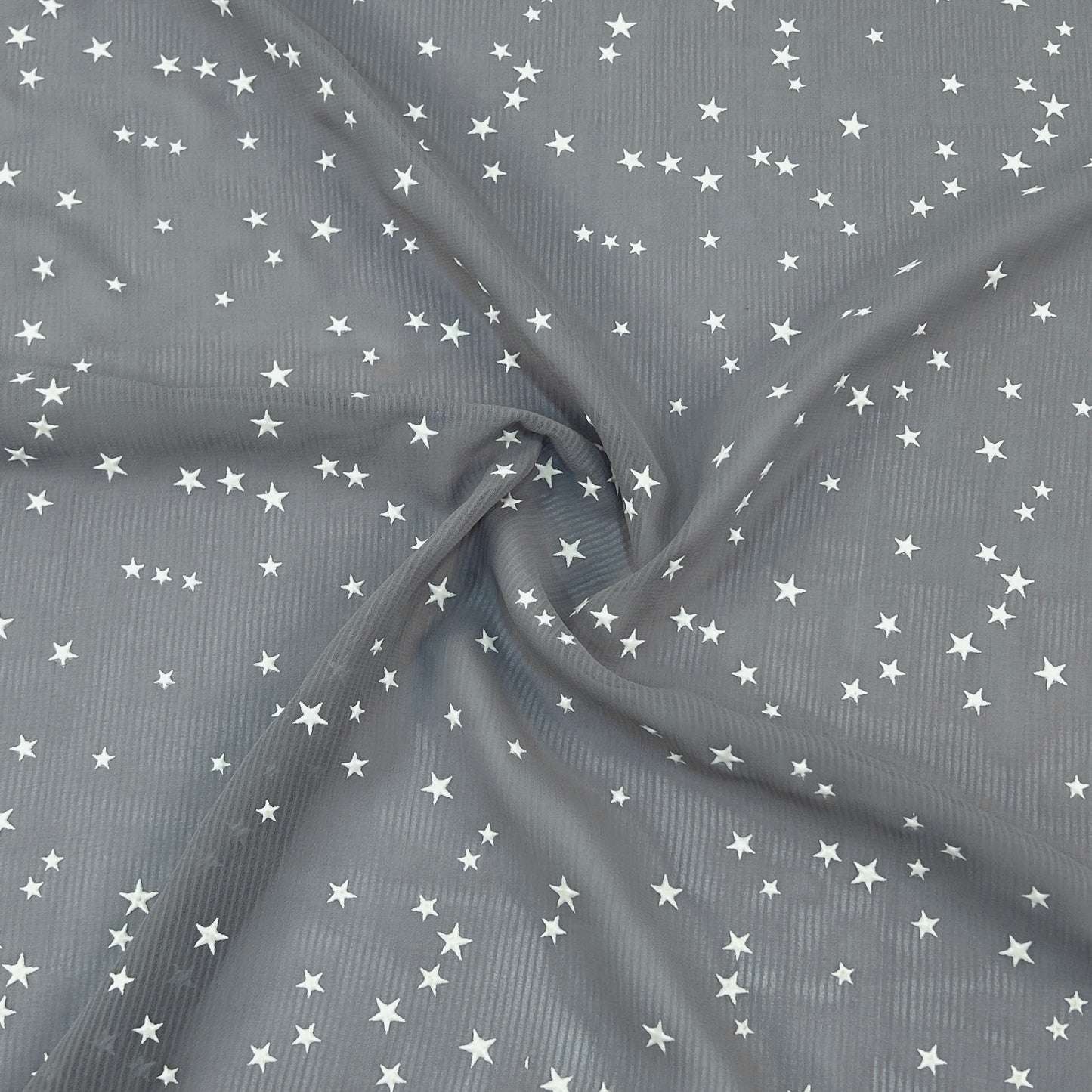 RUBBER Print Georgette Fabric-KA455