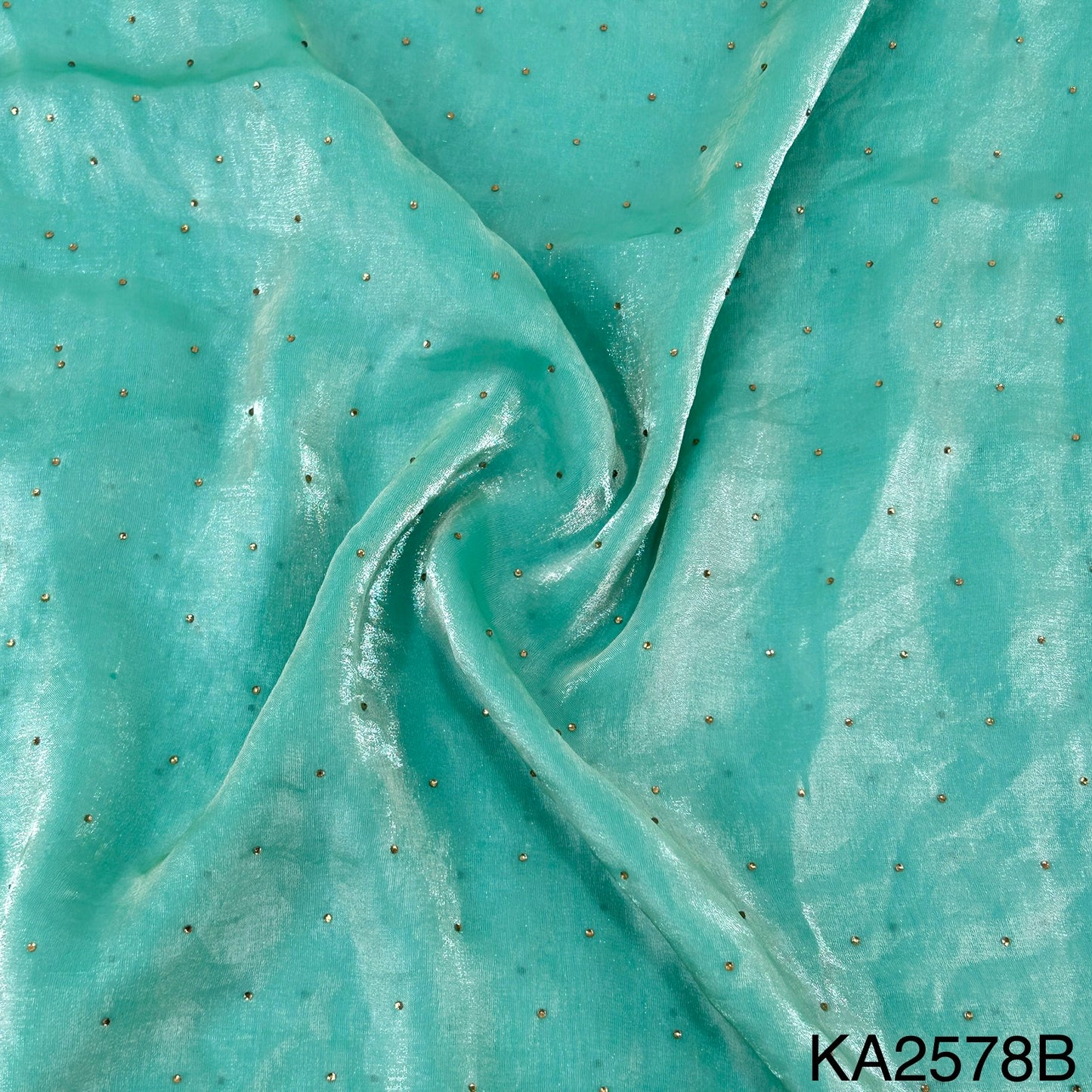 Swarovski shimmer organza Fabric-KA2578