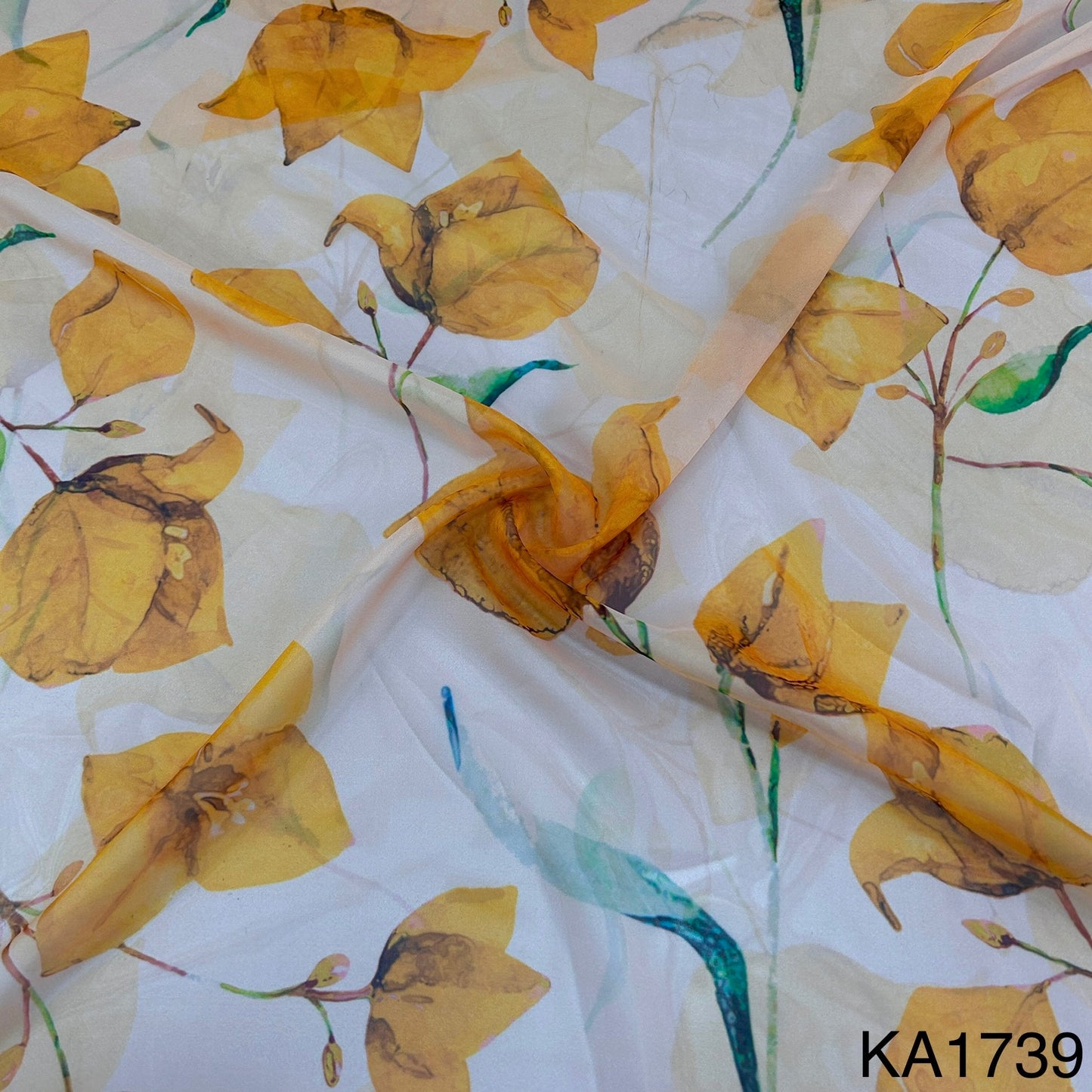 Printed Organza Fabric-KA1739