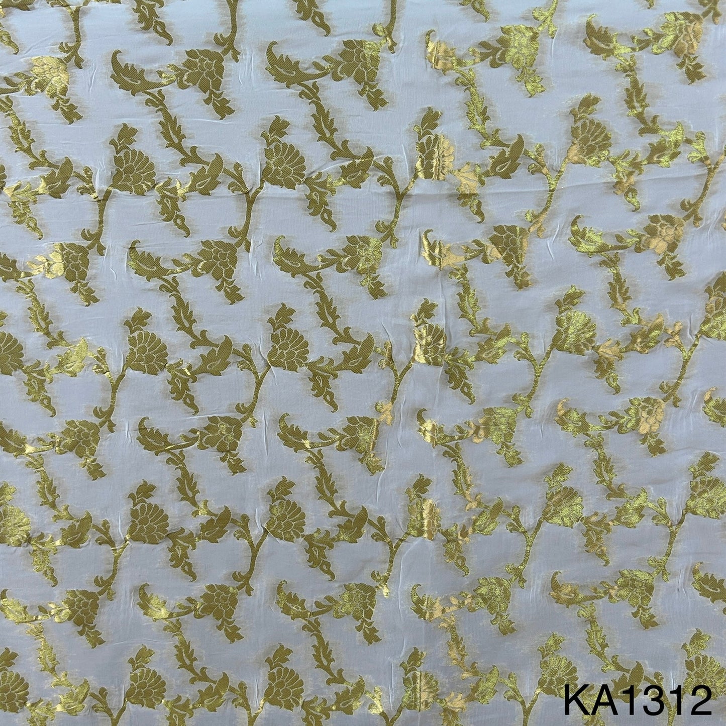 Dyeable Banarasi Georgette Fabric-KA1312