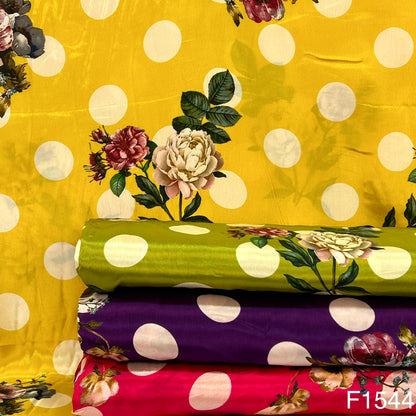 Printed Crepe Fabric F1544