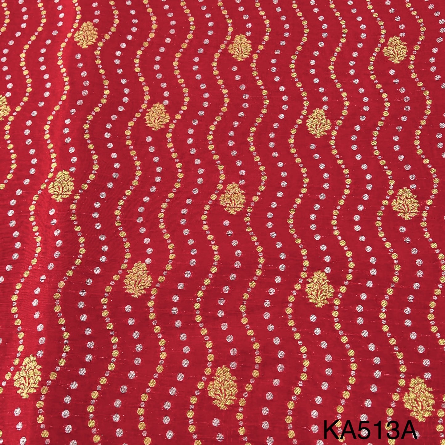 Silk Brocade Fabric-KA513