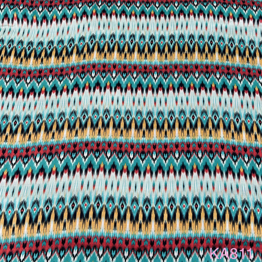 Printed Modal Satin Fabric-KA811
