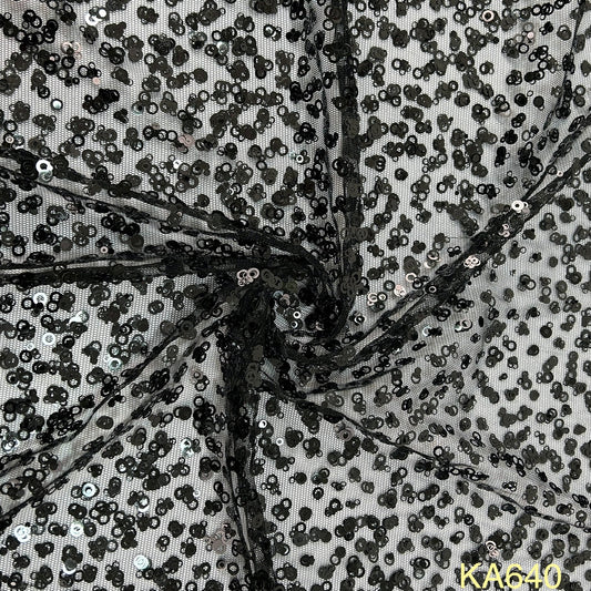 Sequins Net Fabric-KA640