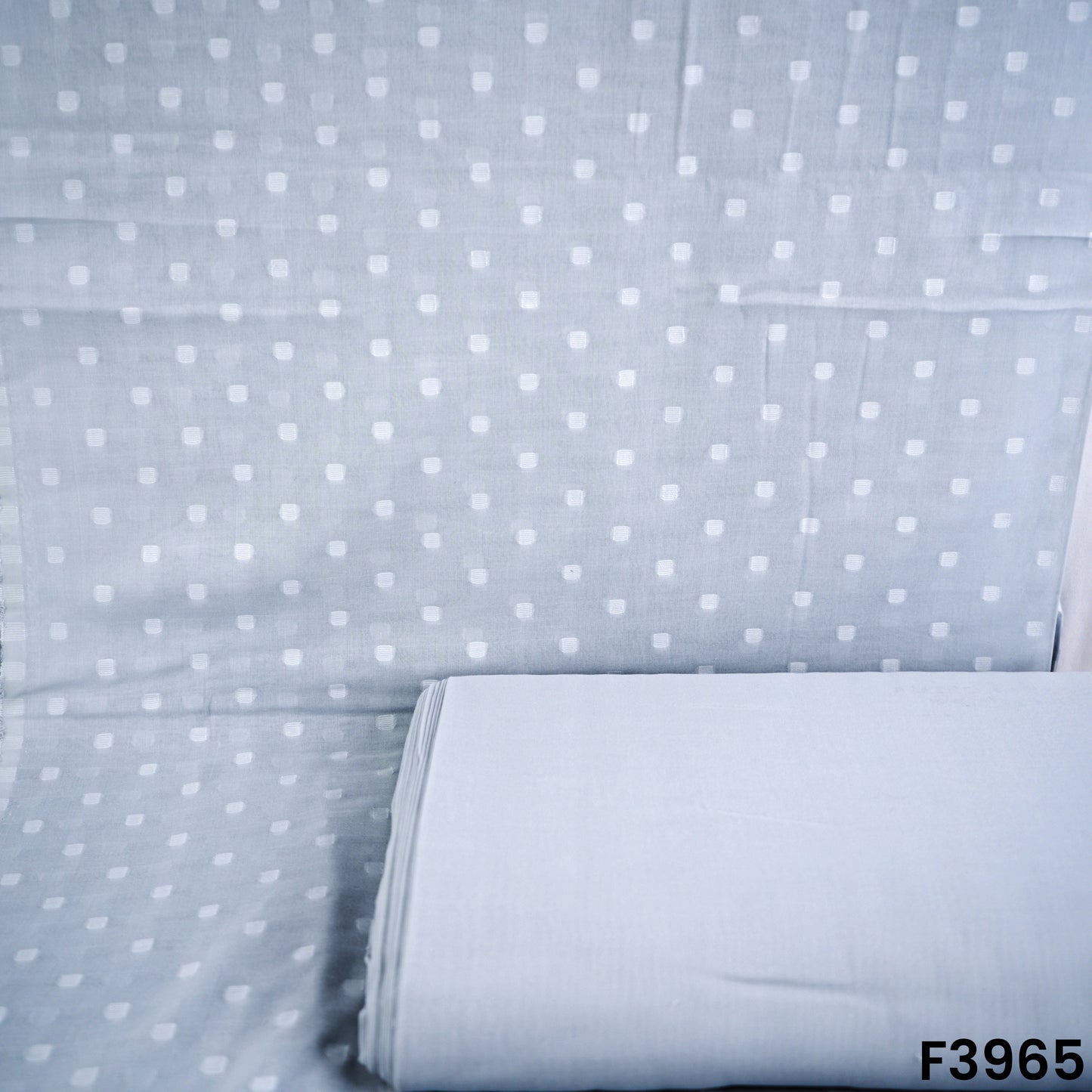 Self Dot Mul Cotton Fabric- F3965