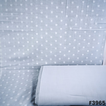 Self Dot Mul Cotton Fabric- F3965