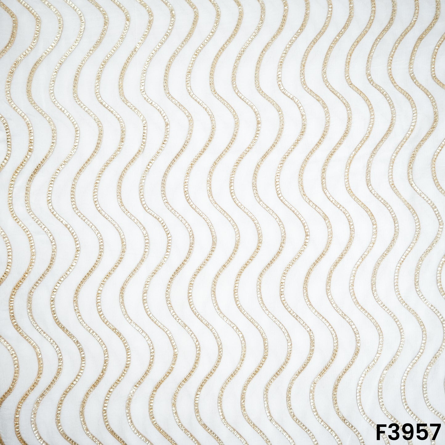 Dyeable Gota Patti Uppada Silk Fabric- F3957