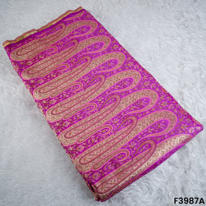 Self Jacquard Brocade Fabric- F3987