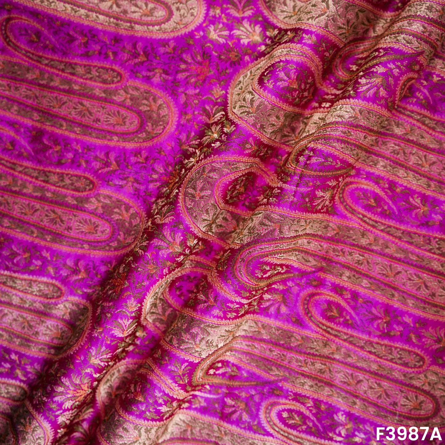 Self Jacquard Brocade Fabric- F3987