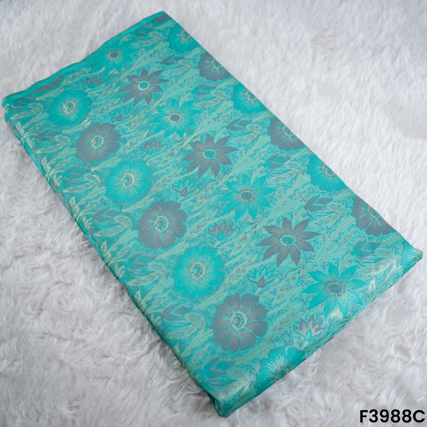 Self Jacquard Brocade Fabric- F3988