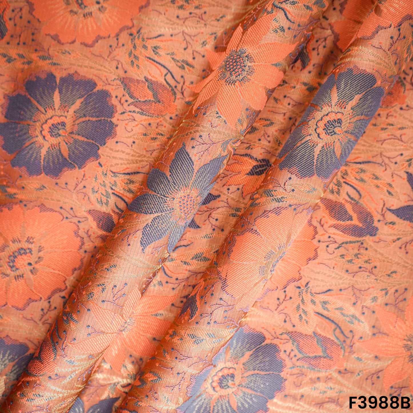 Self Jacquard Brocade Fabric- F3988