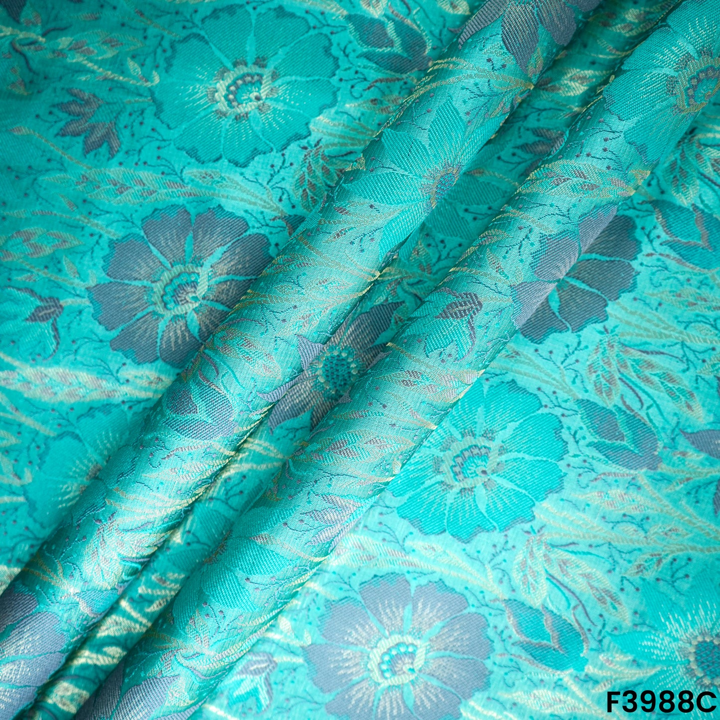 Self Jacquard Brocade Fabric- F3988