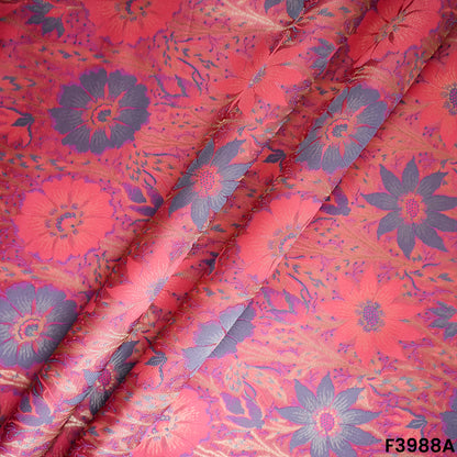 Self Jacquard Brocade Fabric- F3988
