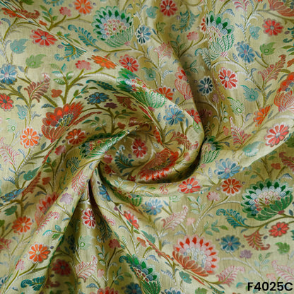 Pure Banarasi Silk Fabric- F4025