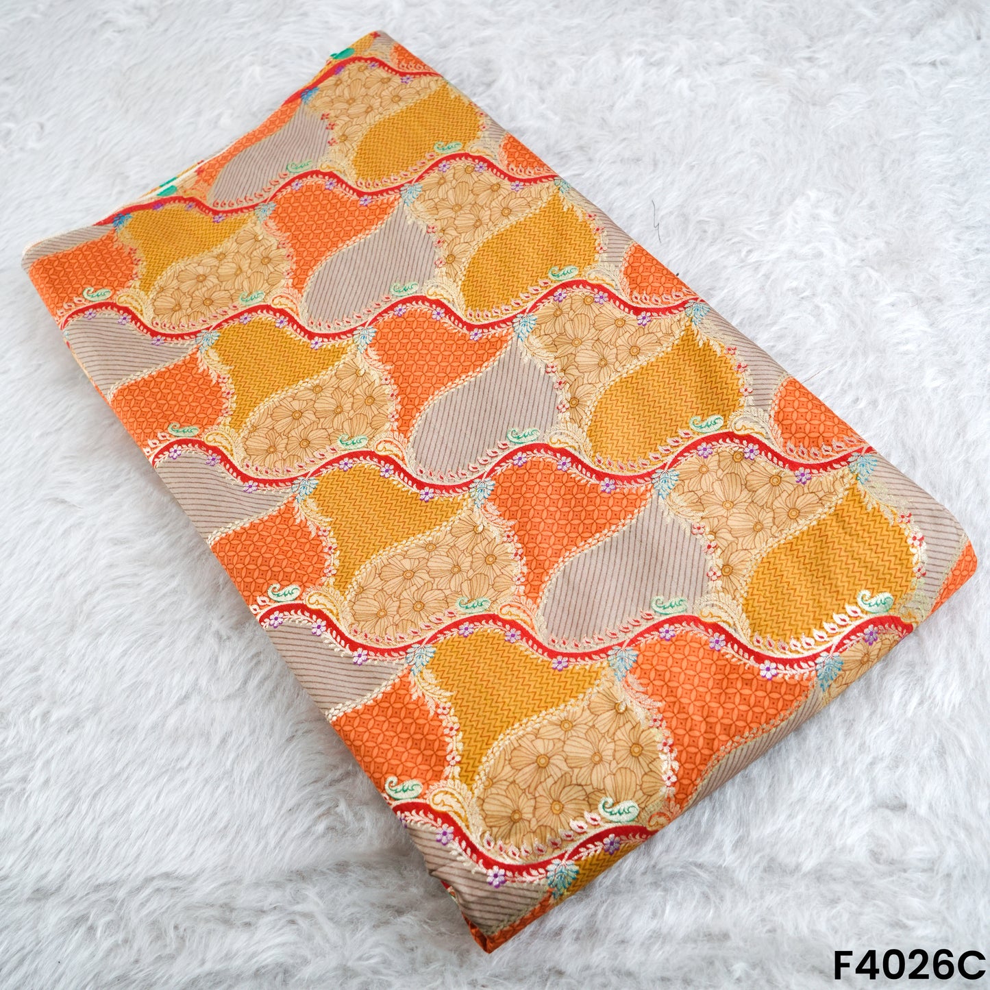 Pure Monga Silk Fabric- F4026