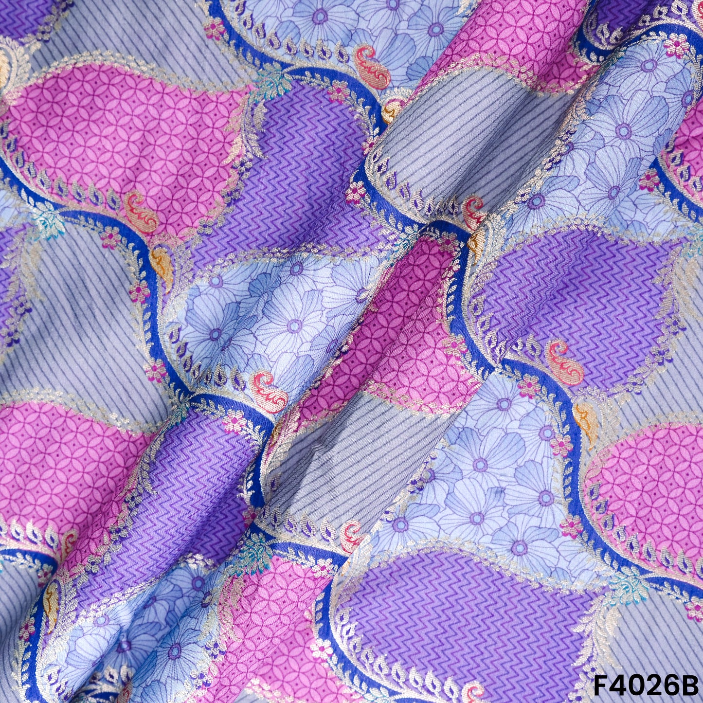 Pure Monga Silk Fabric- F4026