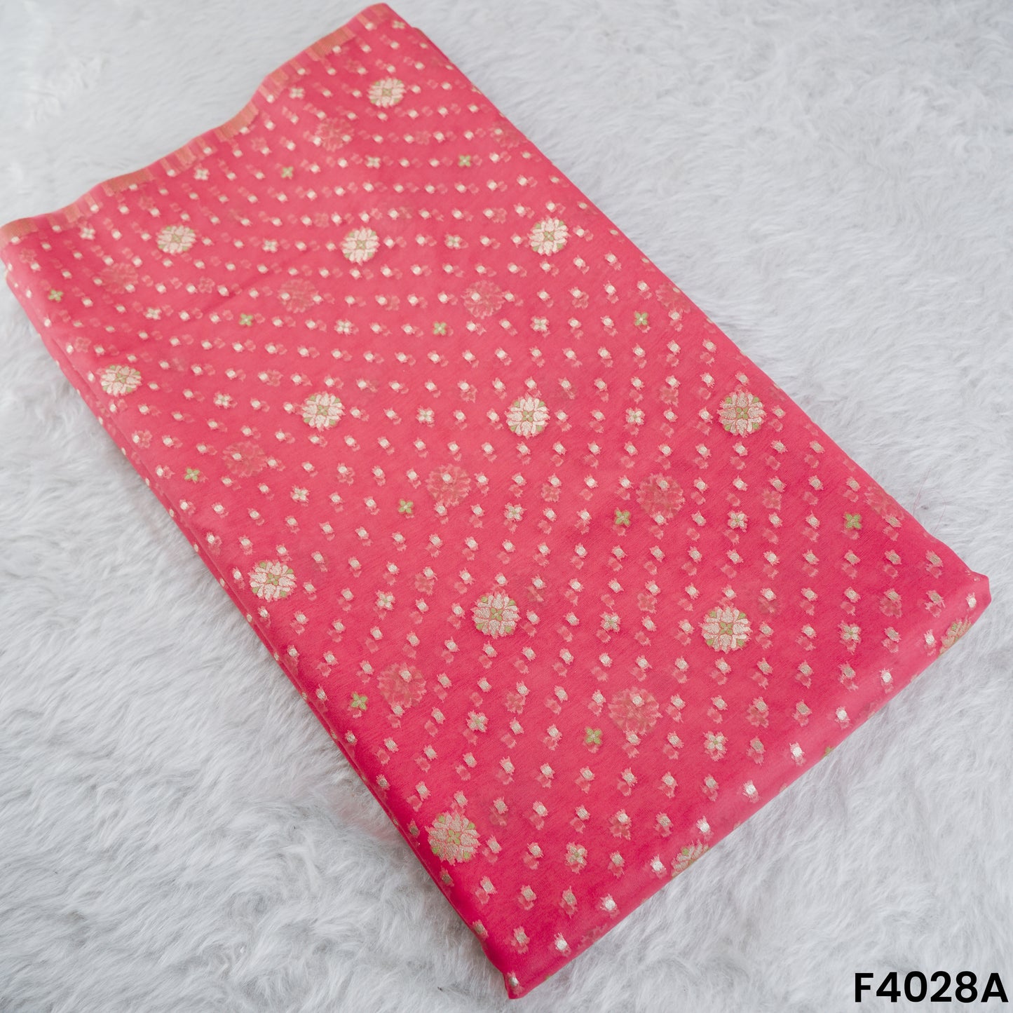 Banarasi Organza Fabric- F4028