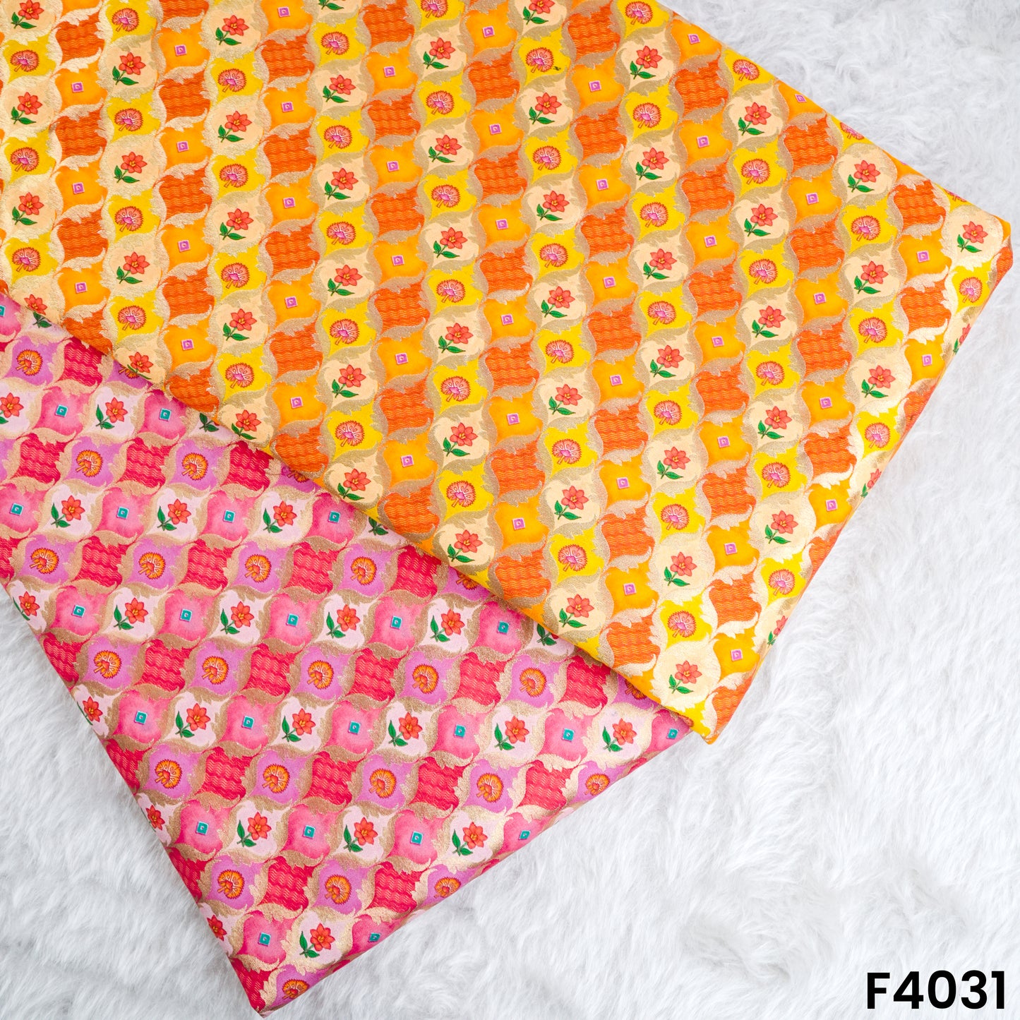 Pure Banarasi Silk Fabric- F4031