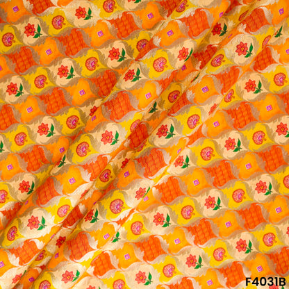 Pure Banarasi Silk Fabric- F4031