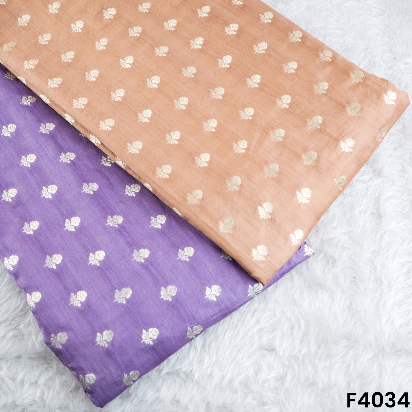 Pure Banarasi Silk Fabric- F4034