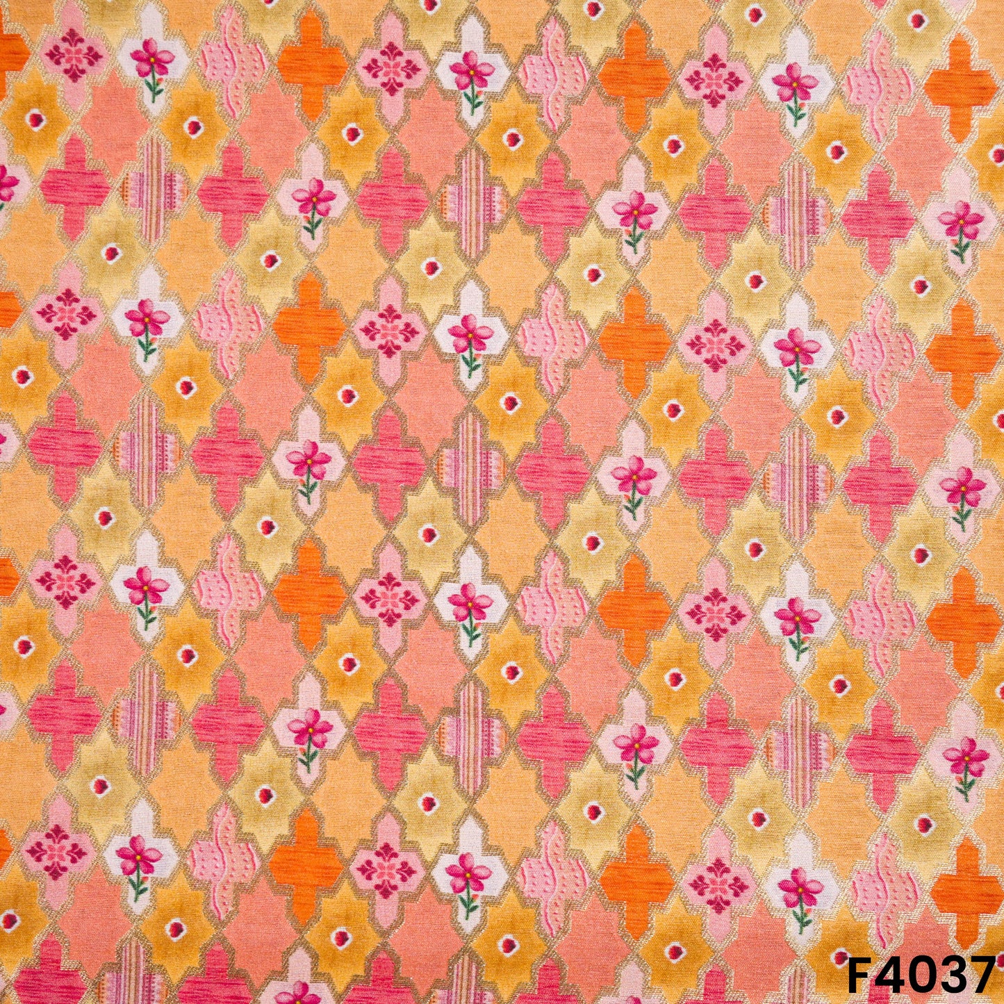 Pure Banarasi Silk Fabric- F4037