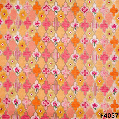 Pure Banarasi Silk Fabric- F4037