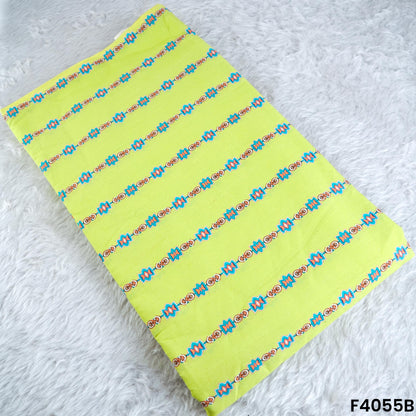 Digital Printed Cambric Cotton Fabric- F4055