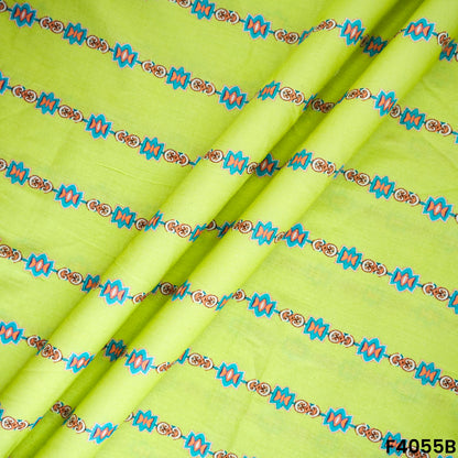 Digital Printed Cambric Cotton Fabric- F4055