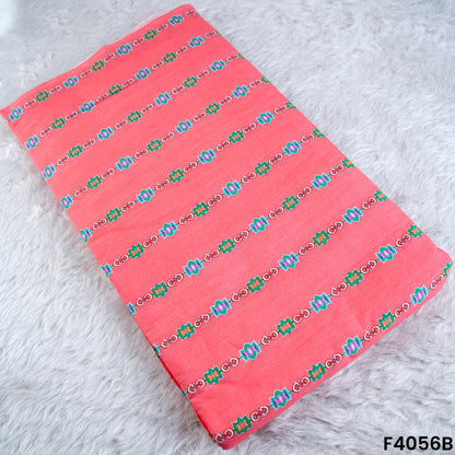 Digital Printed Cambric Cotton Fabric- F4056