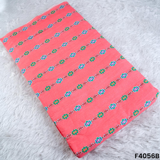 Digital Printed Cambric Cotton Fabric- F4056