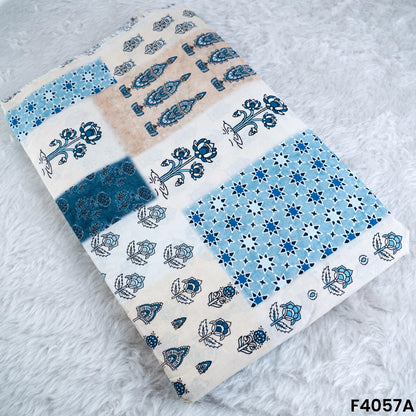 Digital Printed Cambric Cotton Fabric- F4057