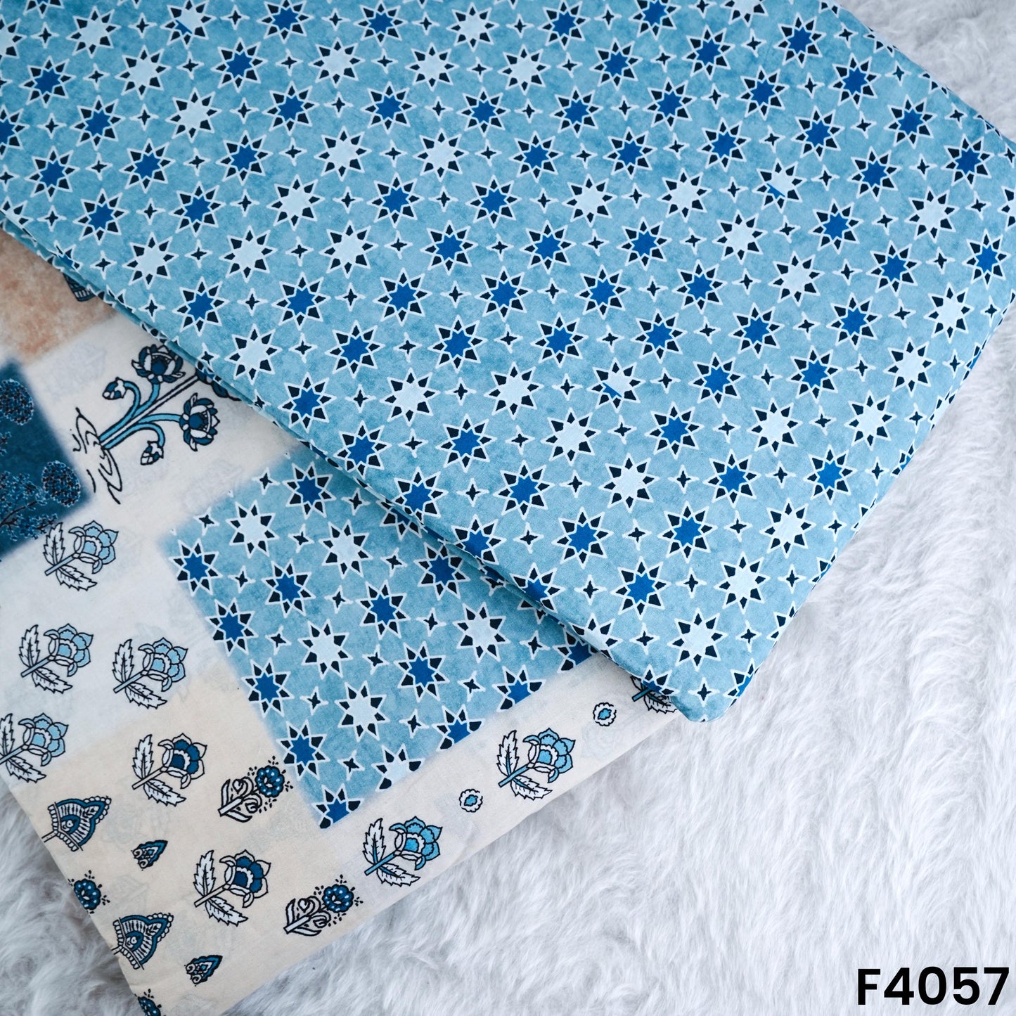 Digital Printed Cambric Cotton Fabric- F4057