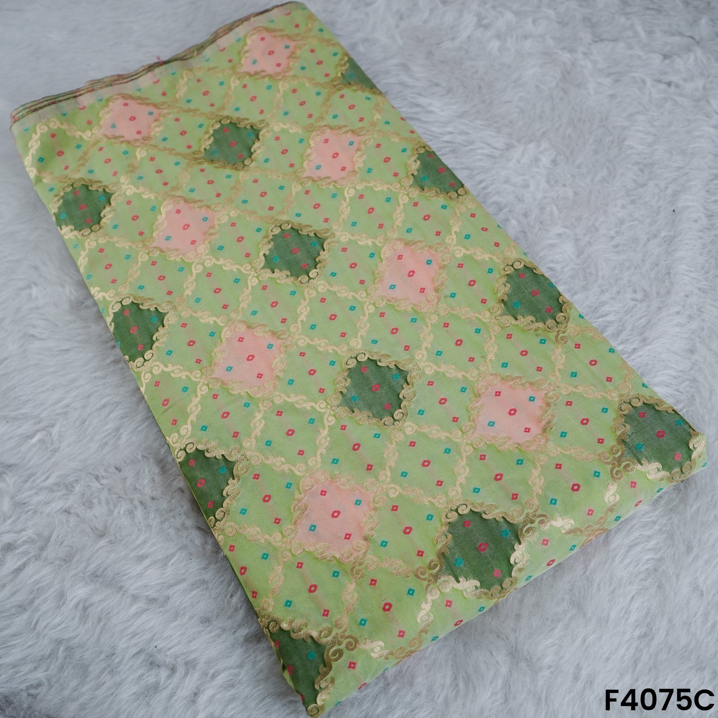 Banarasi Silk Fabric- F4075