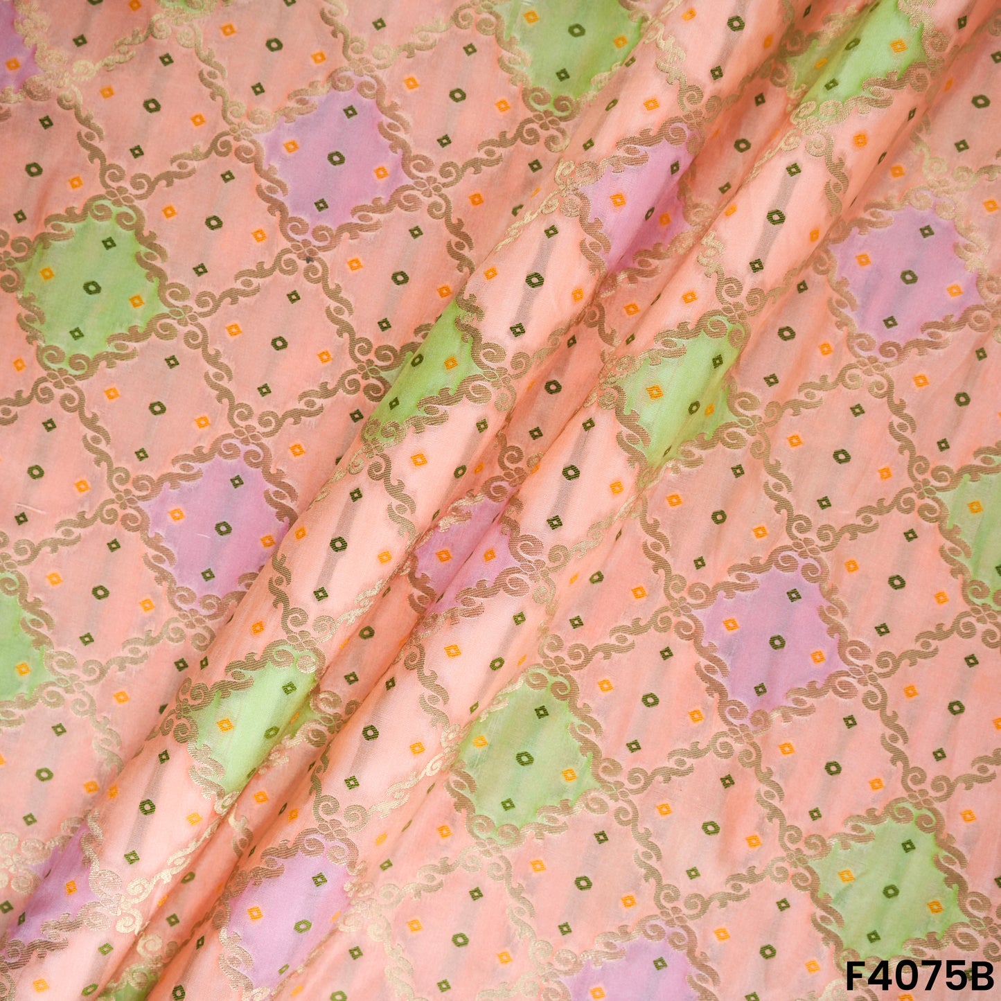 Banarasi Silk Fabric- F4075