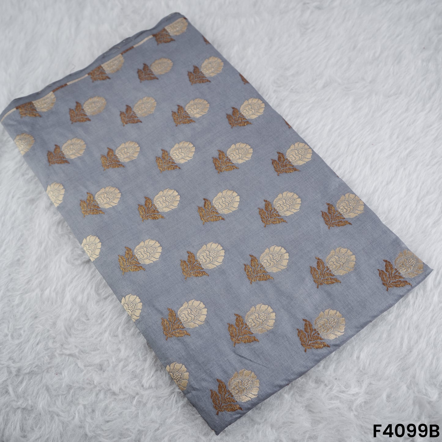 Banarasi Silk Brocade Fabric- F4099